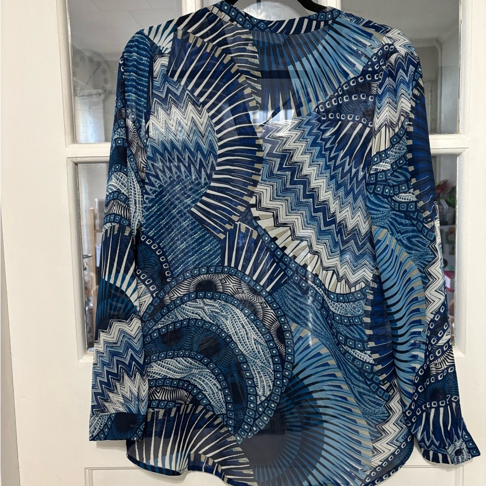 Susan graver Patterned Women's Top - Picture 3 of 3